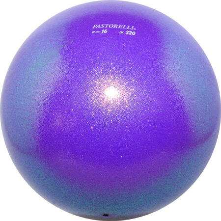 Мяч PASTORELLI 16см. 02065 Фиолетовый GLITTER HV — фото 1