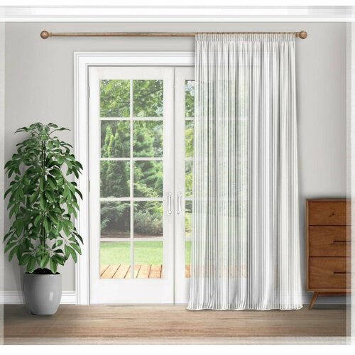 Тюль-вуаль натуральный Лён/Хлопок 2,8 м для дома и дачи