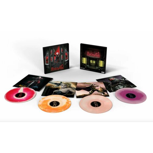 Devil May Cry OST 4LP Box-Set (Red White Orange Pink Purple Swirl Limited Soundtrack Бокс-Сет) Цвет: Красно-Белый Оранжевый Розовый и Фиолетовый Вихрь, Виниловая Пластинка, Саундтрек Capcom DMC