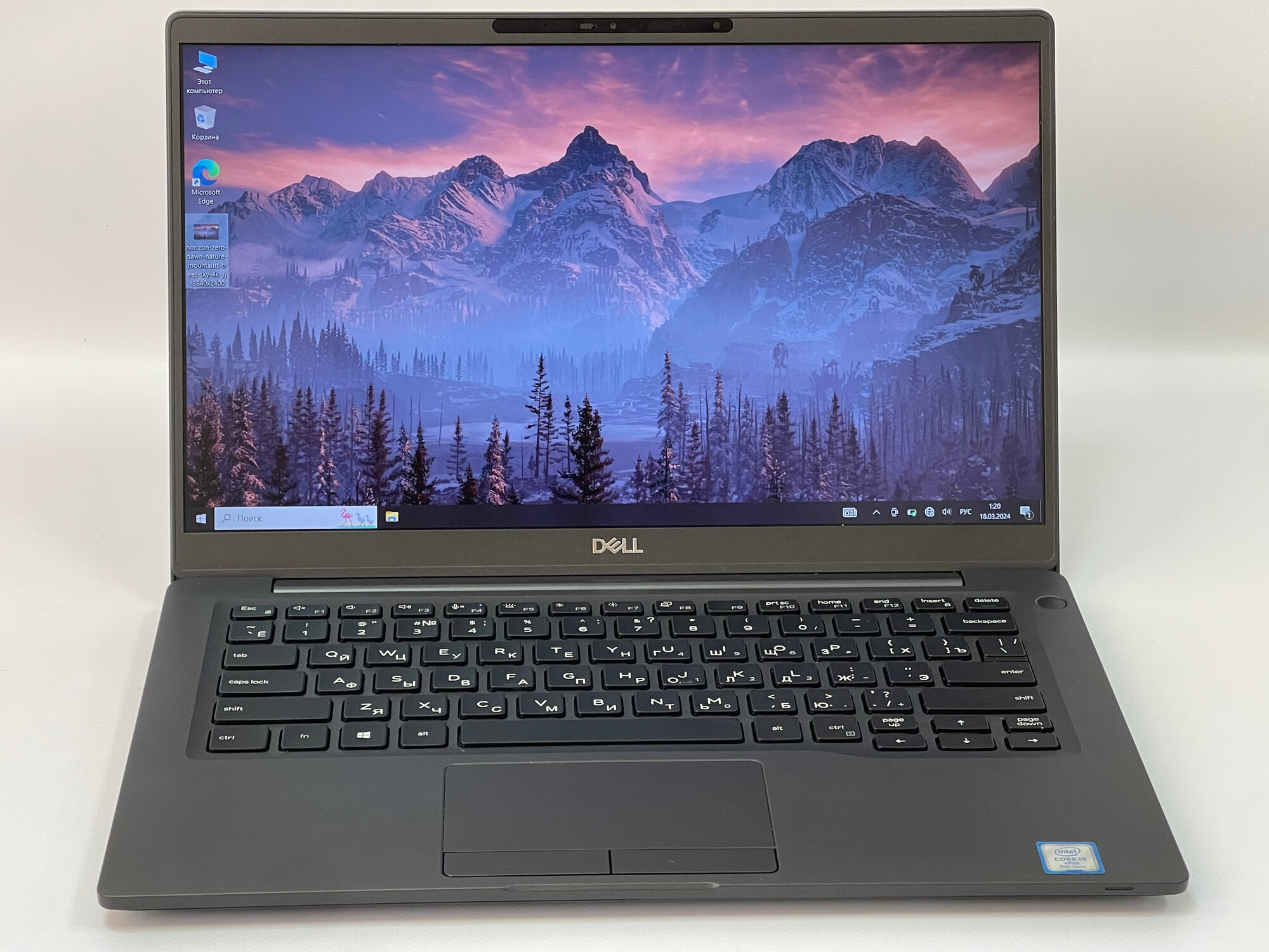 Ноутбук Dell, Core i5 8265U, 8GB, 256 GB SSD, 14 Full HD IPS Сенсорный, Win 10