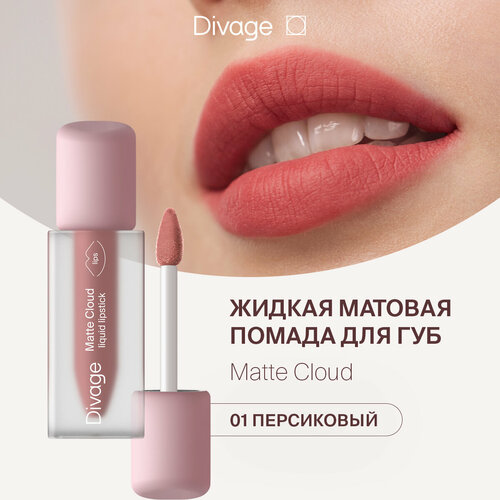 Divage Помада для губ жидкая матовая Matte Cloud Liquid Lipstick тон 01