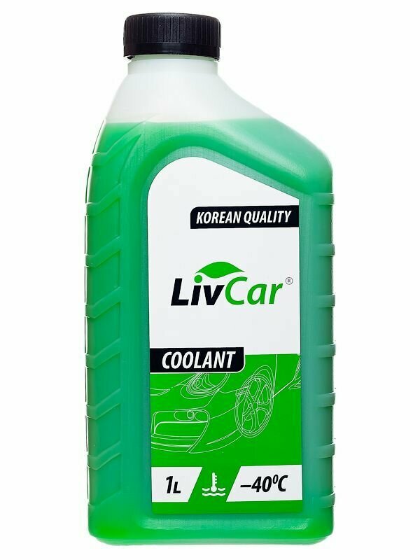 Антифриз готовый LIVCAR COOLANT(-40C) зеленый 1 л