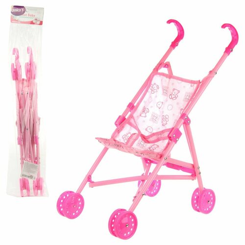 Коляска прогулочная для кукол пластик Amico 990₽