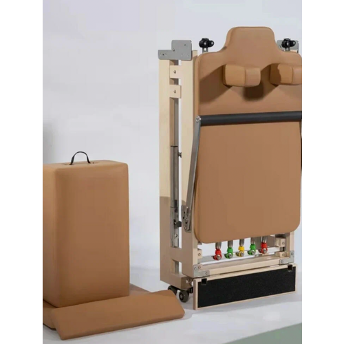 Складной деревянный реформер Dr.Pilates коричневый