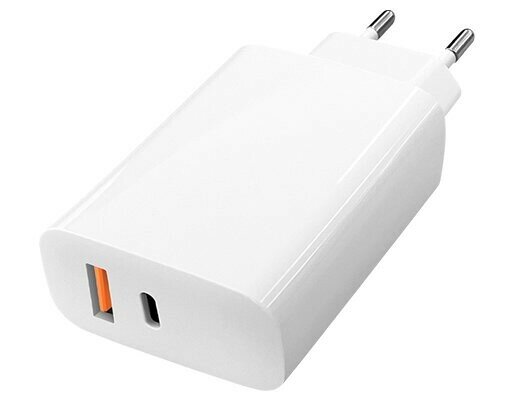 Сетевое зарядное устройство TFN USB/USB-C PD 20W white (TFN-WC10)