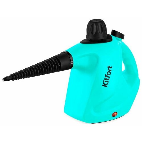 Пароочиститель Kitfort КТ-9138-2 черно-зеленый 3390₽