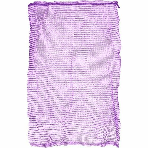 Мешок-сетка для овощей КНР 50х80 см 100 шт фиолетовый до 35 кг 3839₽