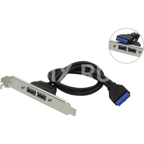 USB 3.0 20pin -> 2x A Orient C087