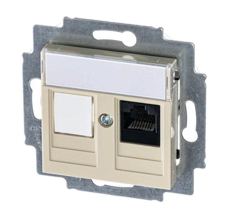 Розетка для интернета / телефона ABB 2CHH295117A6017 Levit