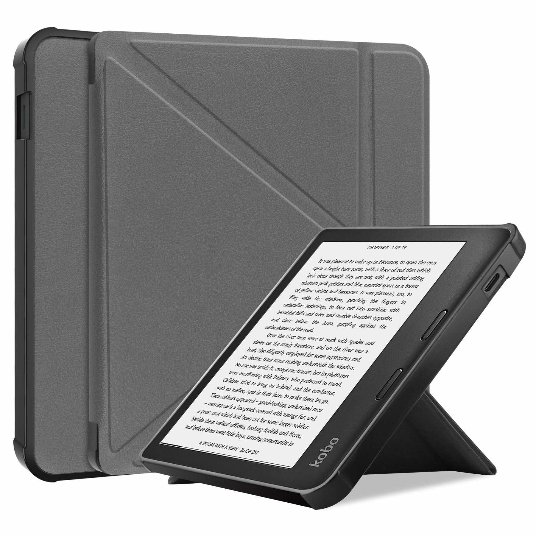 Совместим с чехлом MyPads для электронных книг KOBO libra 2 7 " дюймов с мягкой оболочкой.