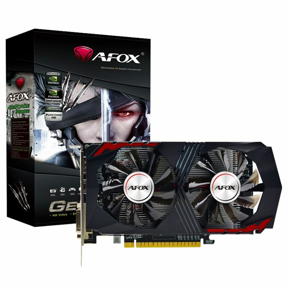 Видеокарта Geforce GTX750Ti 2GB DDR5 128-bit DVI HDMI VGA ATX 2FAN RTL