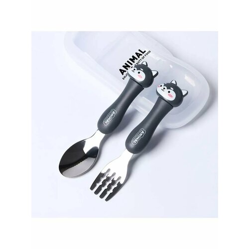 Набор детских столовых приборов в футляре Щенята 910₽