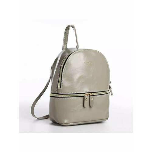 Рюкзак на молнии цвет серый 938₽