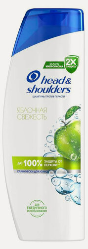 Изображение товара Шампунь для волос Head&Shoulders Яблочная свежесть против перхоти, 600 мл