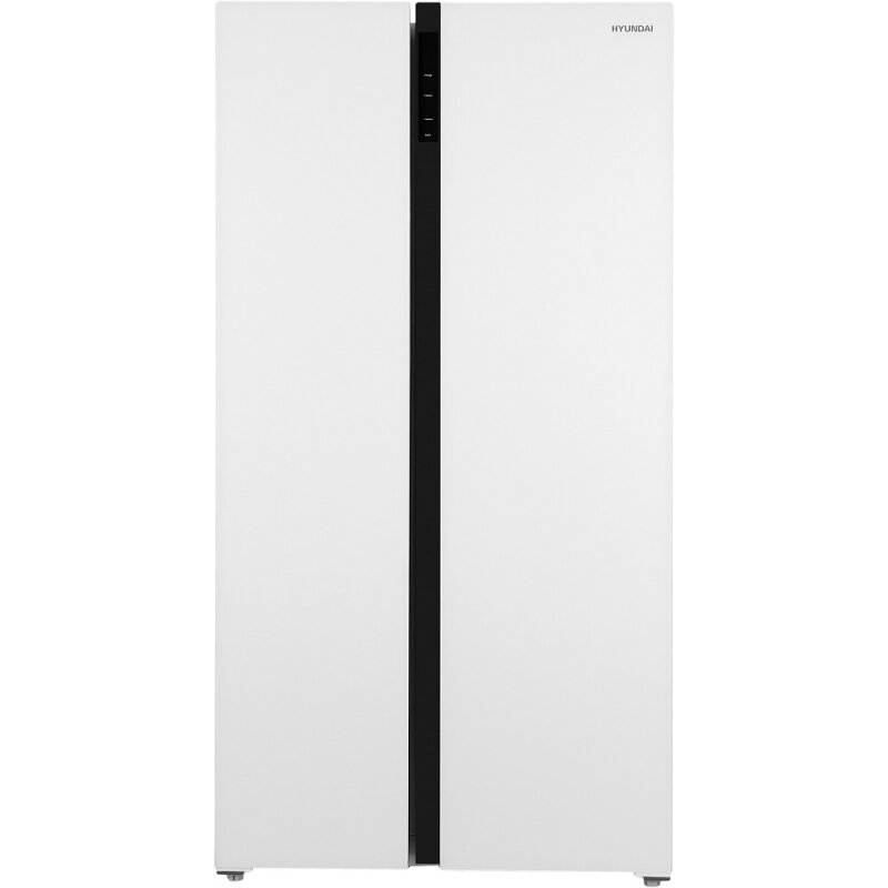 Холодильник side by side Hyundai CS5003F белое стекло