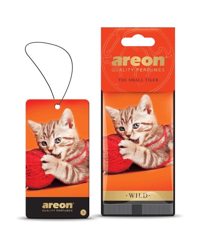 Ароматизатор на зеркало Areon WILD The Small Tiger