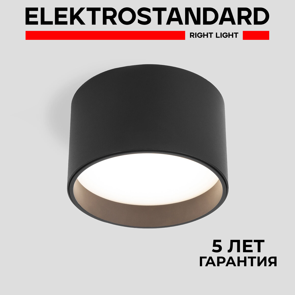Спот / Накладной светодиодный светильник Elektrostandard Banti 25123/LED, 13 Вт, 3000 K, цвет черный