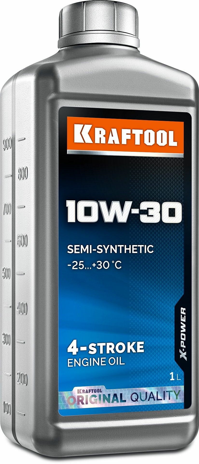 KRAFTOOL 10W-30, 1 л, полусинтетическое масло для 4-тактных двигателей (41510-1)