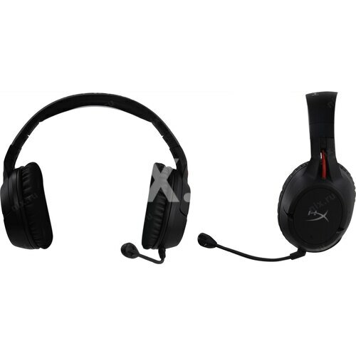 Гарнитура игровая HYPERX Cloud Flight, для ПК и игровых консолей, накладные, радио, черный [4p5l4am#abb] - фото №7