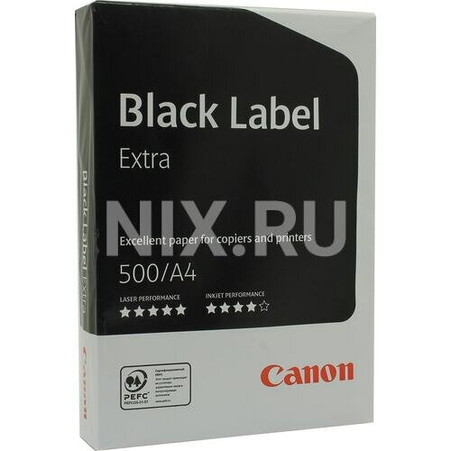 Бумага для принтера A4 Canon Black Label Extra A4 80g 500л — фото 1
