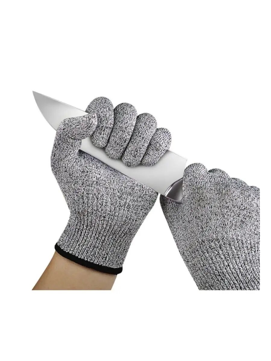 фото Перчатки кевларовые защитные от порезов M