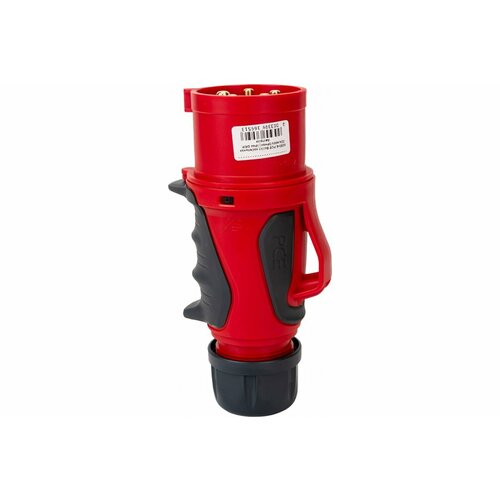 фото Кабельная вилка pce 32а 380v 3p+n+e ip44 grip 0253-6
