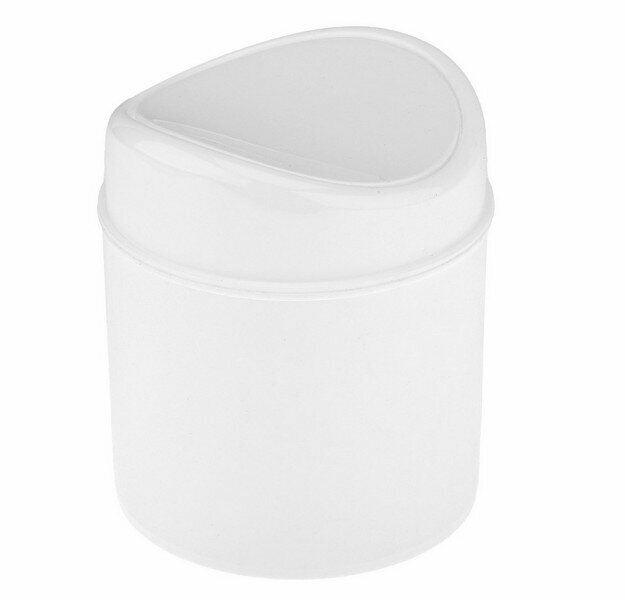 фото Контейнер для мусора Полимербыт Breeze цвет Белый 1 л