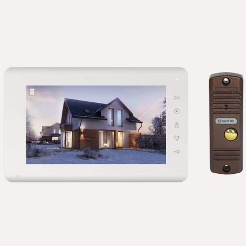 Изображение товара Tantos Mia kit комплект видеодомофона (монитор+вызывная панель) домофон с камерой с видео