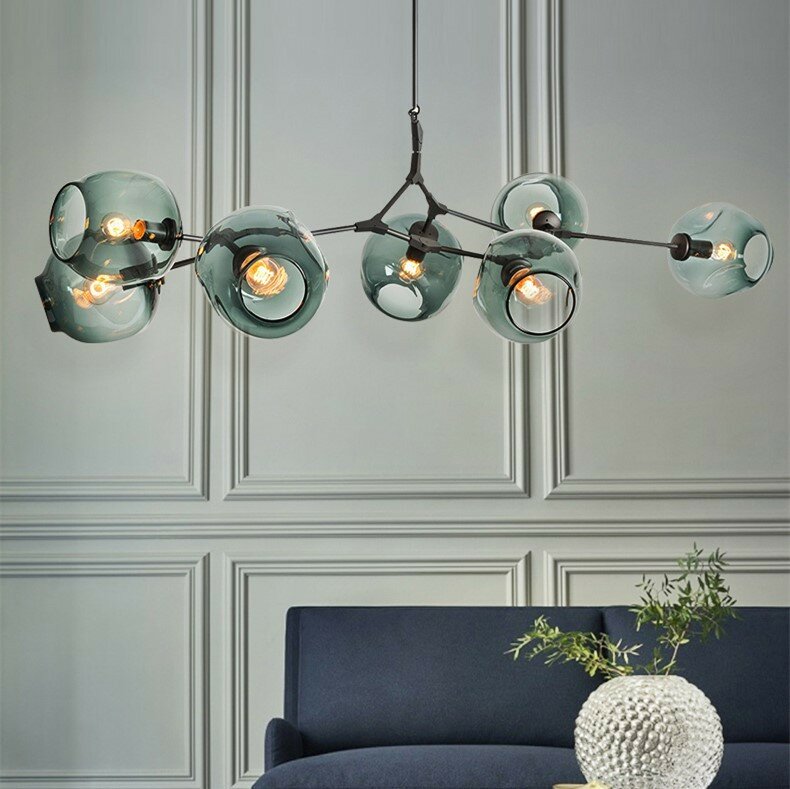 фото Люстра "Скандинавский", светодиодная, для гостиной, спальни, кабинета