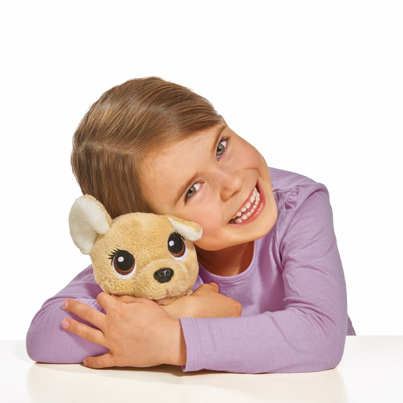 Изображение Мягкая игрушка Simba Chi-chi love Собачка Paris II, 20 см, розовый