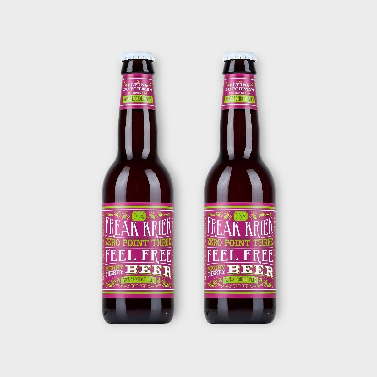 Пиво The Flying Dutchman Freak Kriek Z Вишневое безалкогольное, 330мл х 2шт