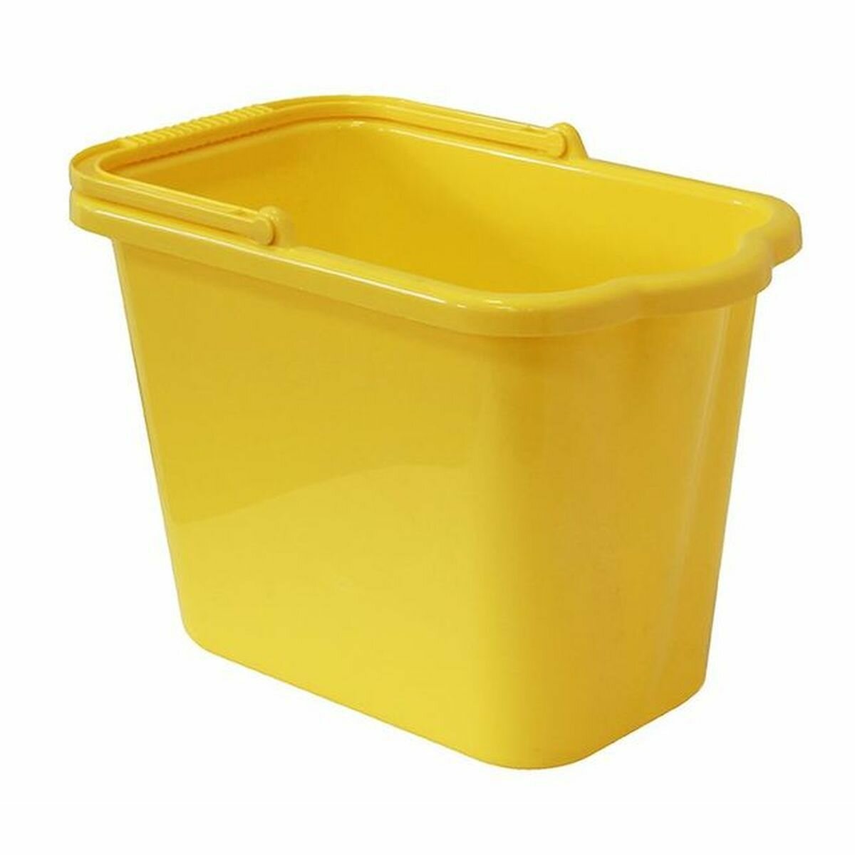 Ведро 9,5л прямоуг. Желтый IDEA (М-Пластика) М2420