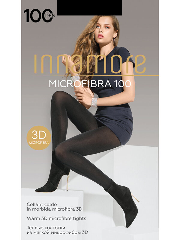 Колготки Innamore Microfibra 100, 100 den, профилактический класс компрессии, размер 2, nero