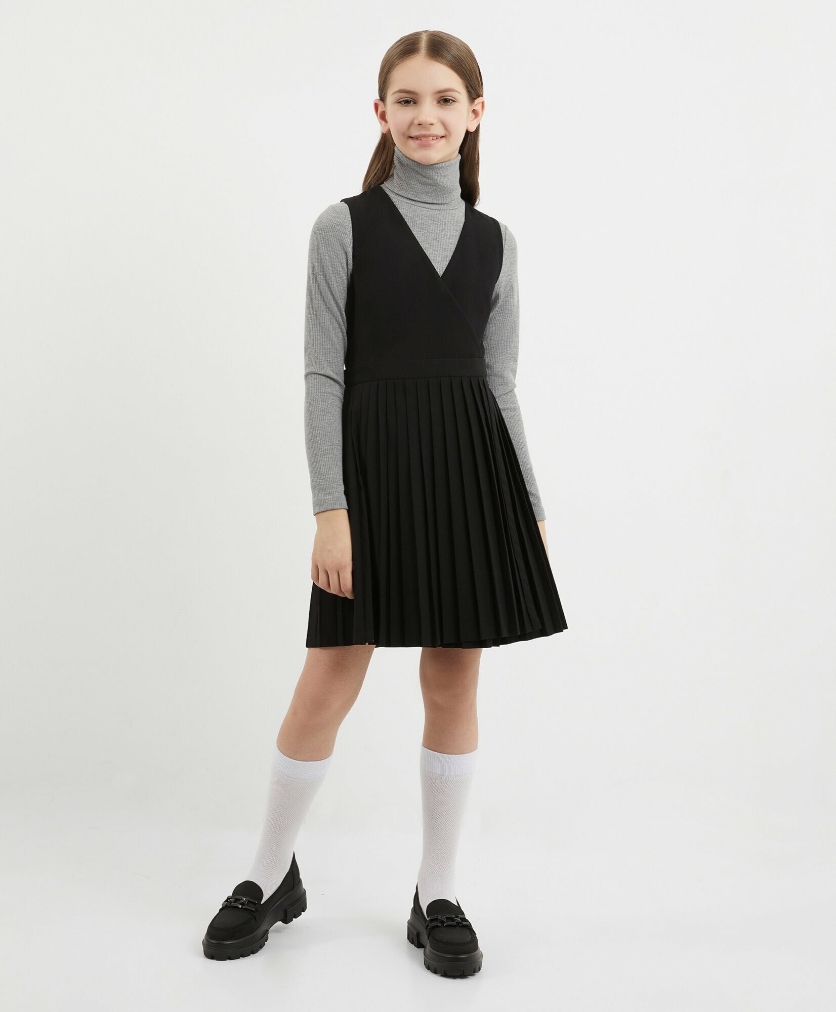 Платье Gulliver, размер 158, черный