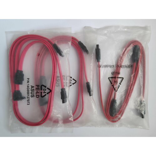Кабель SATA 30 40см ASUS 2 угловых и 4 прямых 6 шт 320₽