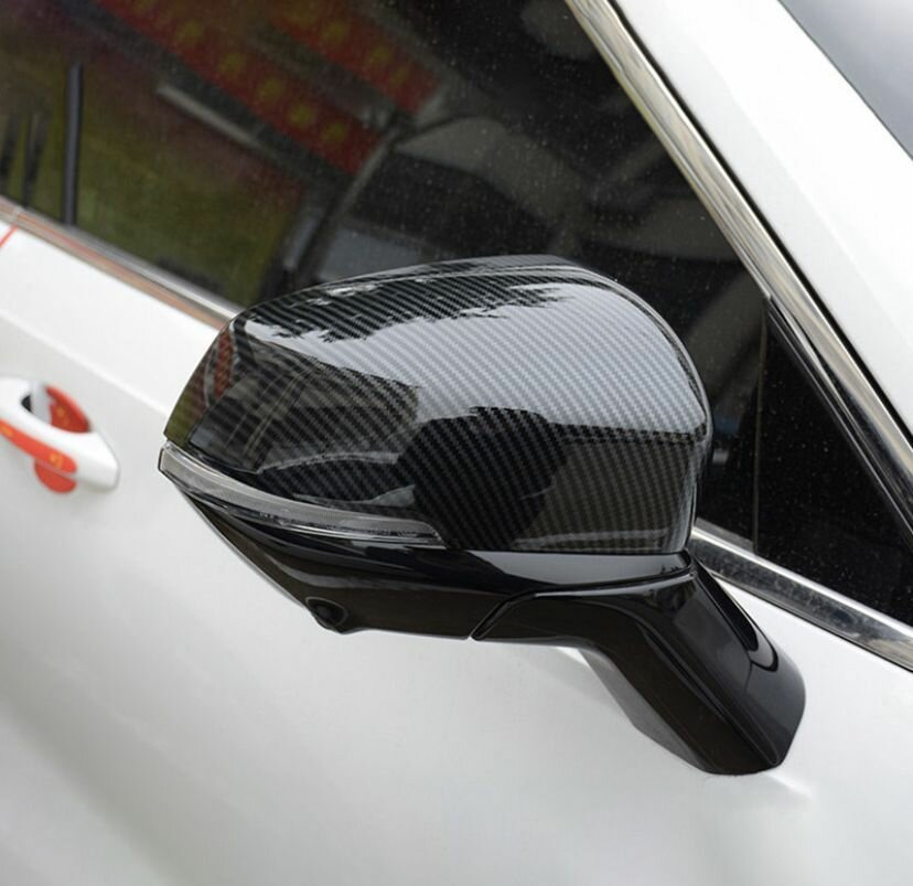 Накладки на зеркала Haval Jolion / Хавал Джолион 2021-2023 г. в carbon