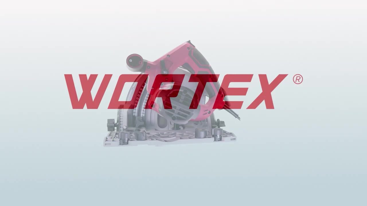 Циркулярная пила погружная WORTEX CS 1612-1 1200Вт, 165х20 мм, 6000 об/мин, 5.2кг, с шинами и струбцинами — фото 1
