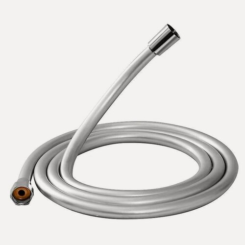 Изображение товара Шланг душевой AQUAme, 1500 мм, с латунными гайками и защитой от перекручивания, цвет хром