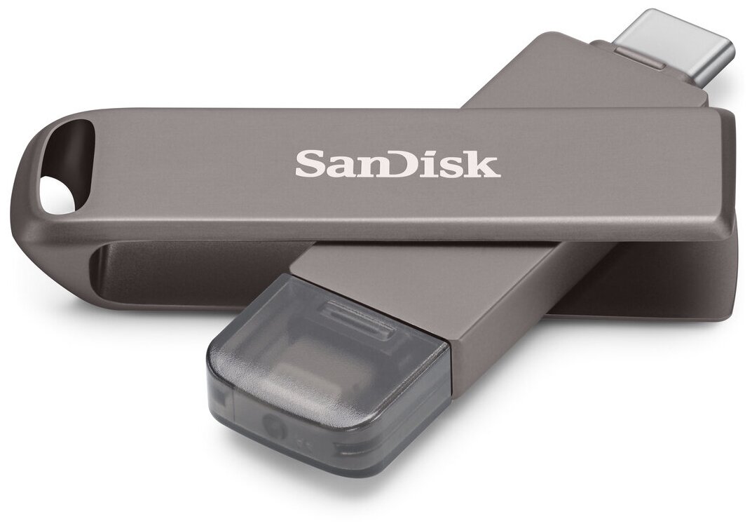 Накопитель SanDisk 64GB iXpand Luxe Type-C/Lightning Flash Drive SDIX70N-064G-GN6NN — фото 1