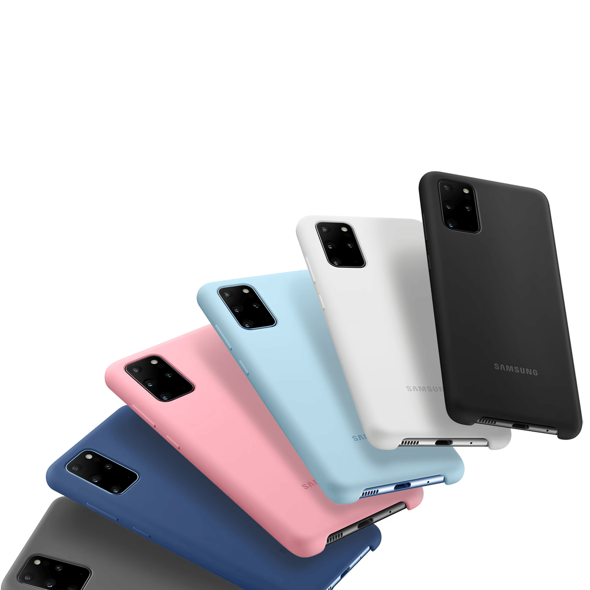 Чехол (клип-кейс) SAMSUNG Silicone Cover, для Samsung Galaxy S20+, розовый [ef-pg985tpegru] - фото №15