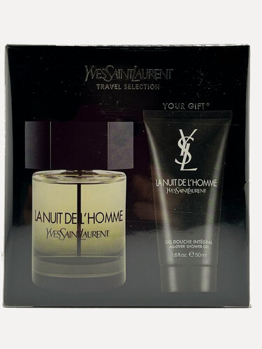 Изображение товара Парфюмерный набор Мужской Yves Saint Laurent La Nuit de L'Homme: туалетная вода 100мл, гель для душа 50мл