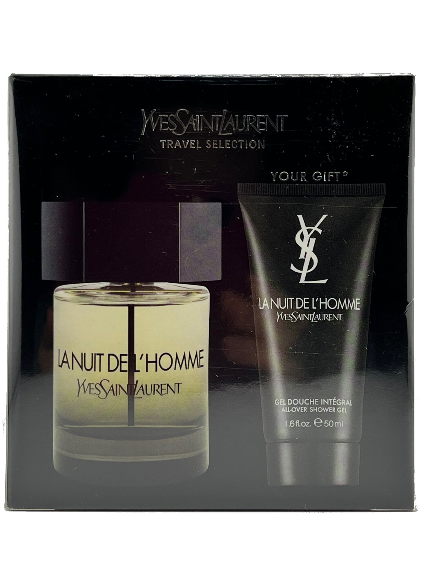 Подарочный набор Yves Saint Laurent Nuit De L'Homme туалетная вода 100мл+гель для душа 50мл