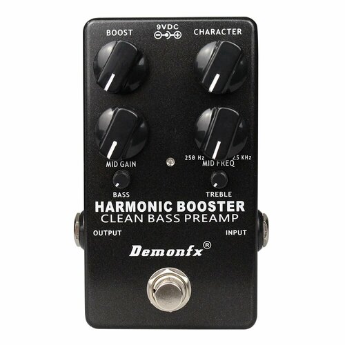Bass Booster Clean Boost Preamp DemonFX Черный 5290₽