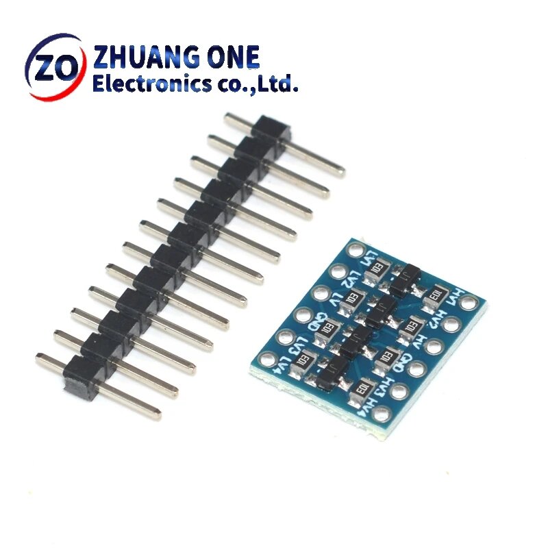 Модуль преобразователя логического уровня ZHUANG One 5шт IIC I2C 4 канала 5В-3,3В