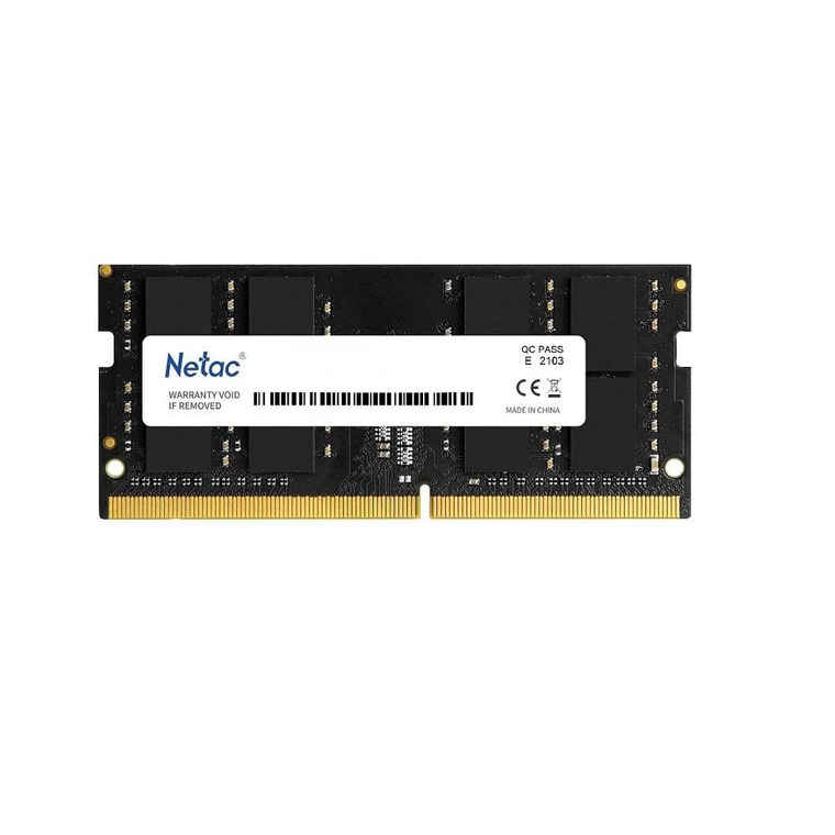 Память SODIMM DDR4 PC4-25600 Netac NTBSD4N32SP-16, 1х16 Гб, 1.2 В Кол-во модулей: 1, частота: 3200 МГц