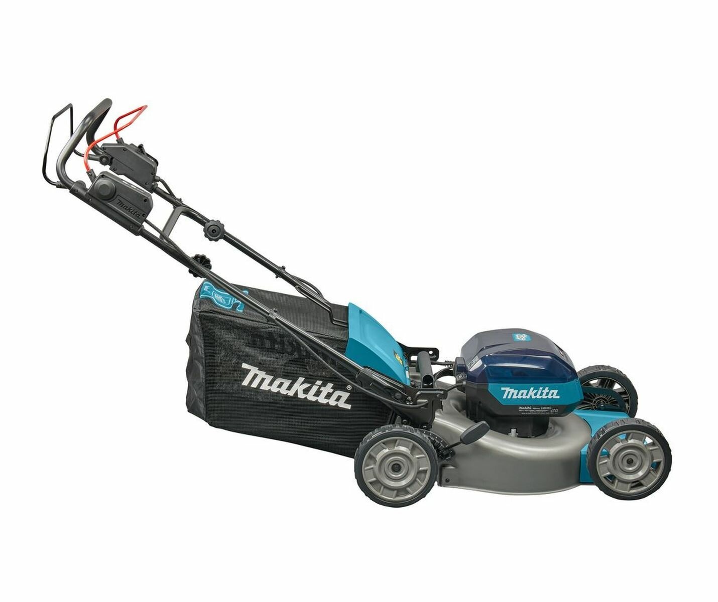 Газонокосилки Электрические Газонокосилка Makita LM001GT201 40В XGT 1900Вт, дека 48см, самоходная (2акк. 5Ач, З/У)