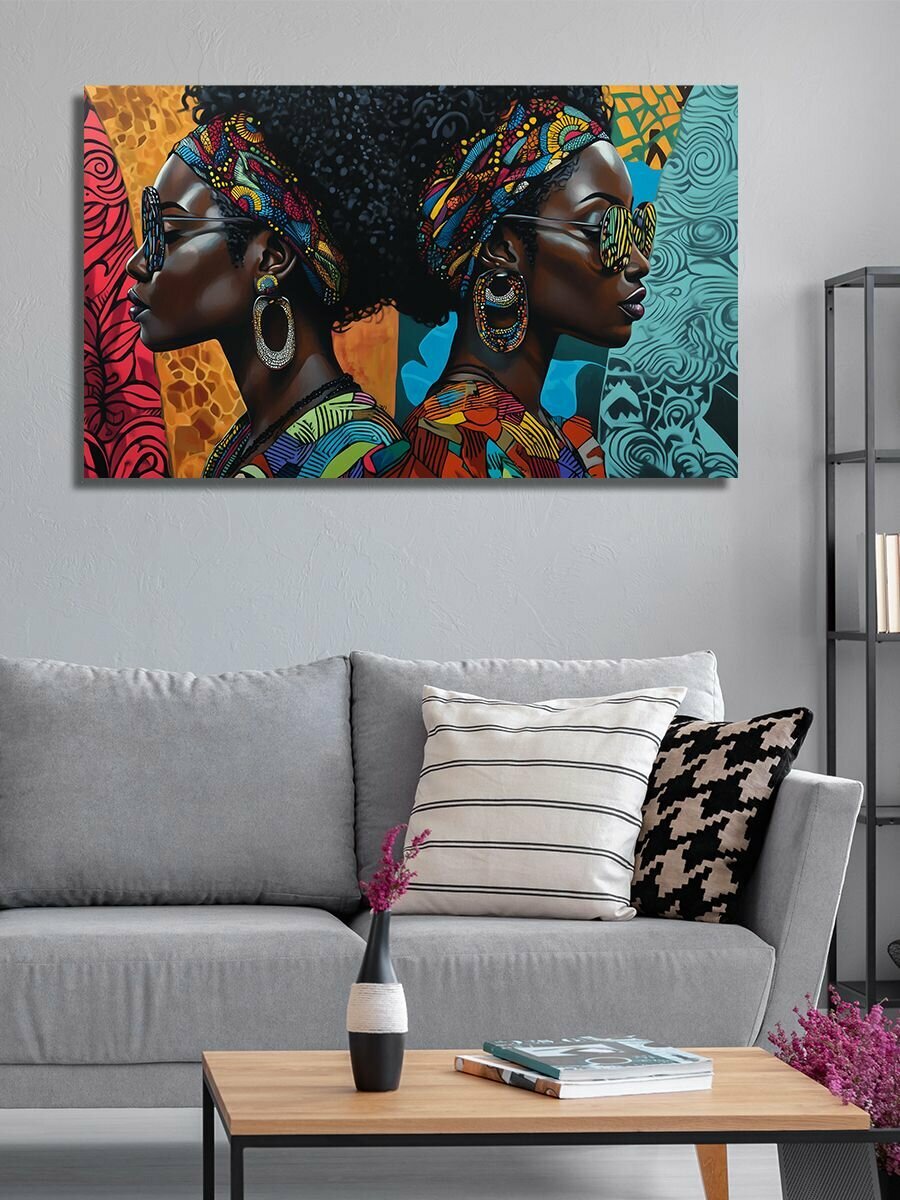 Картина на холсте LOFTime 60х100 Африка стайл 4 КБ-1163-60100