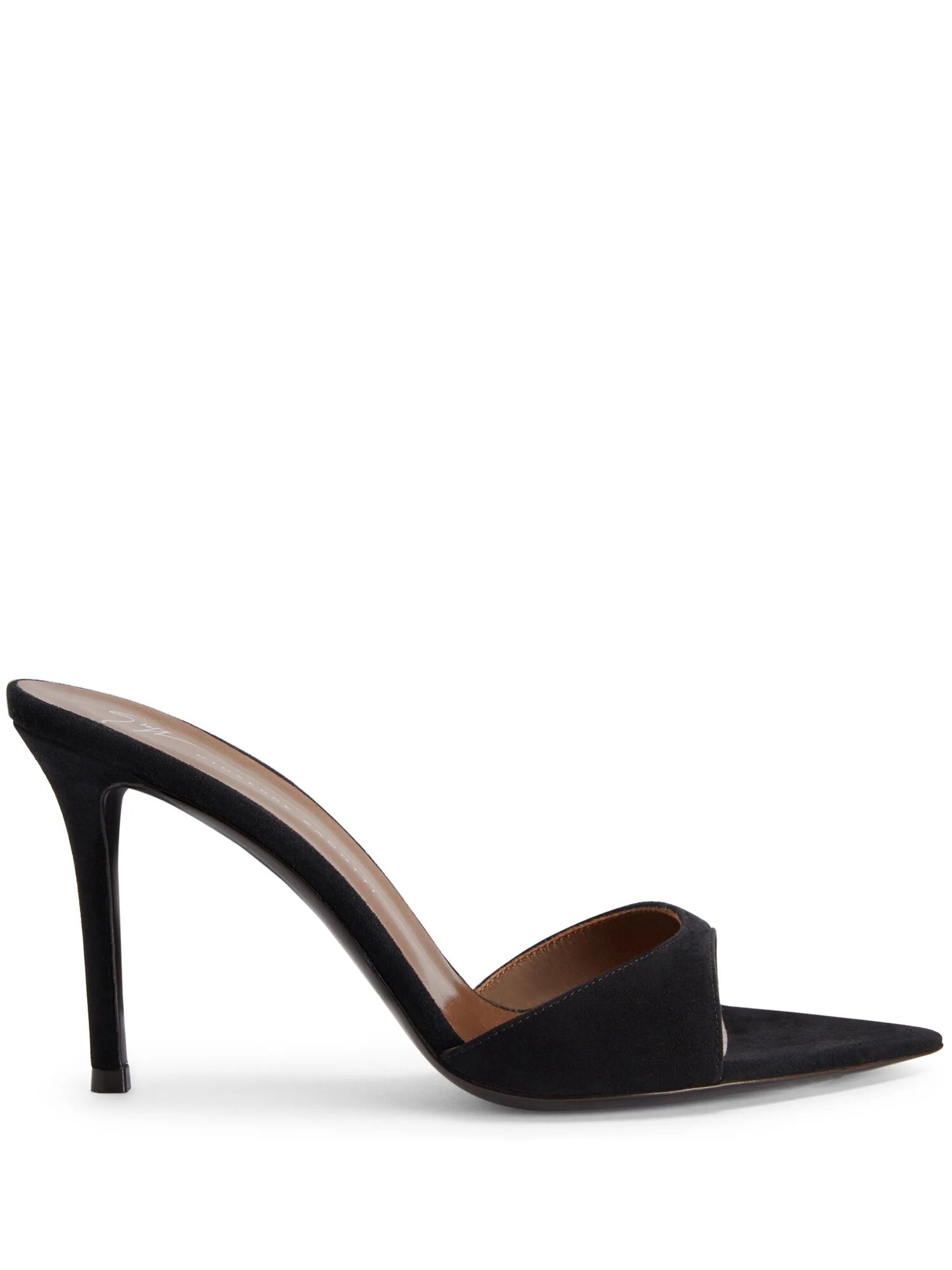 Мюли Giuseppe Zanotti Intriigo 90, размер 39 FR, черный