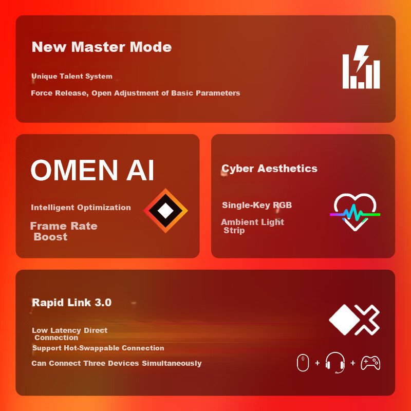 Изображение HP Omen X 2S Gaming Laptop (U9-275HX RTX5080 32G 1T QHD240Hz 500nits Gaming Screen)