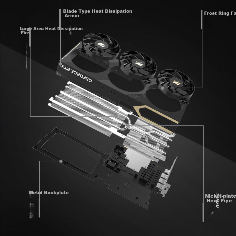 Colorful GeForce RTX 5060 Ti Saint Blade OC 8GB GDDR7 DLSS 4 Gaming/AI Local Deployment Graphics Card